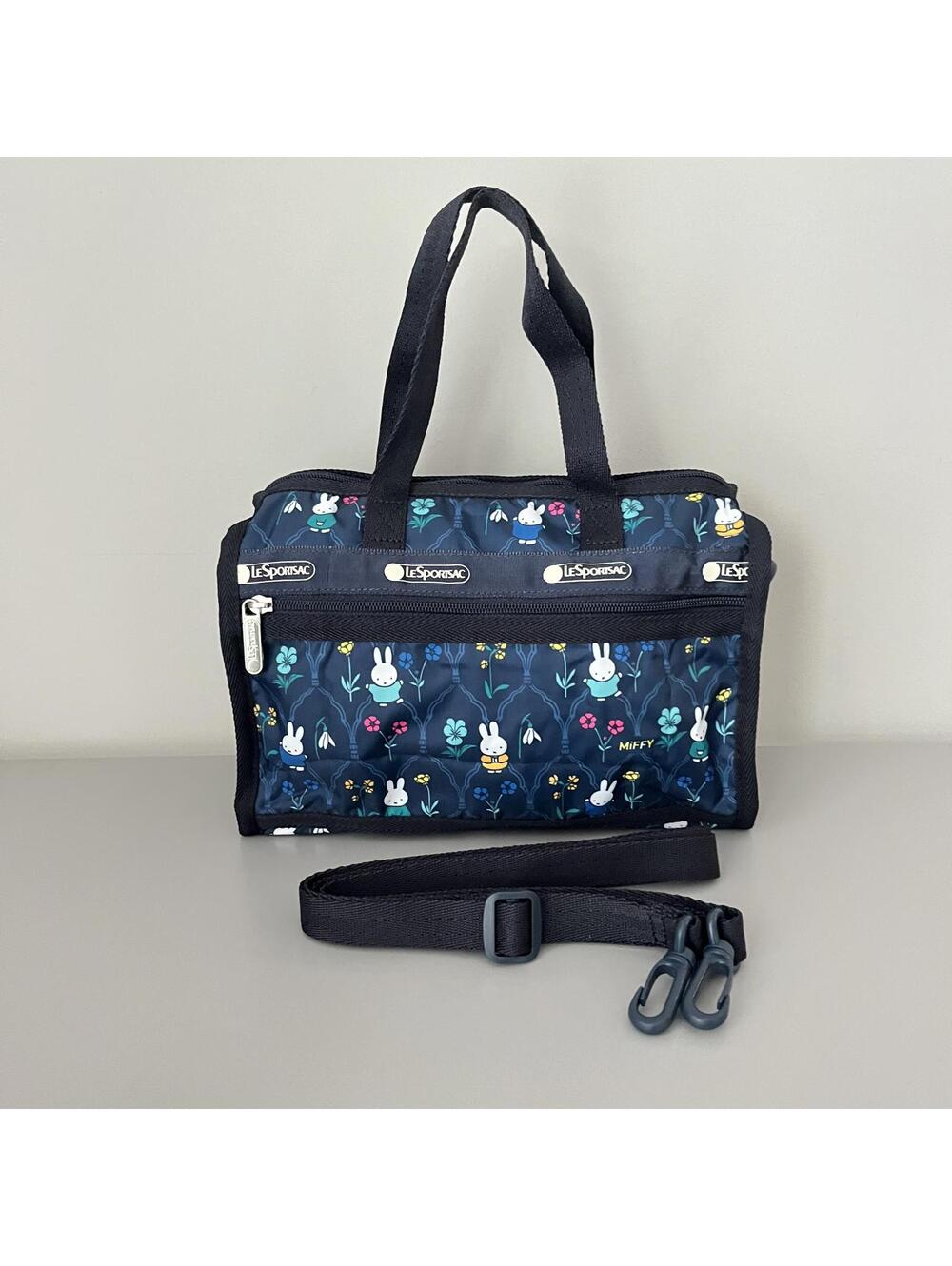 Lesportsac Miffy Garden Deluxe Mini Duffel NWT